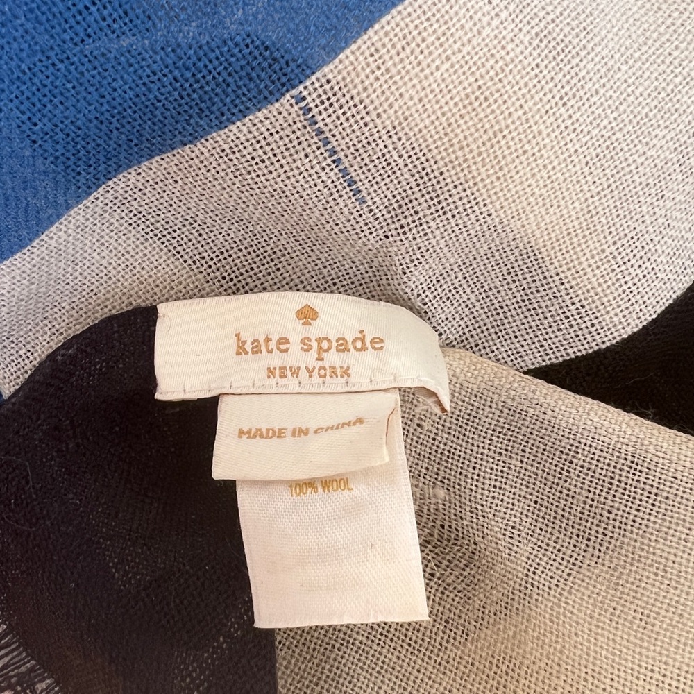 kate spade Summer-weight Wool Wrap Scarf - Picture 4 of 4